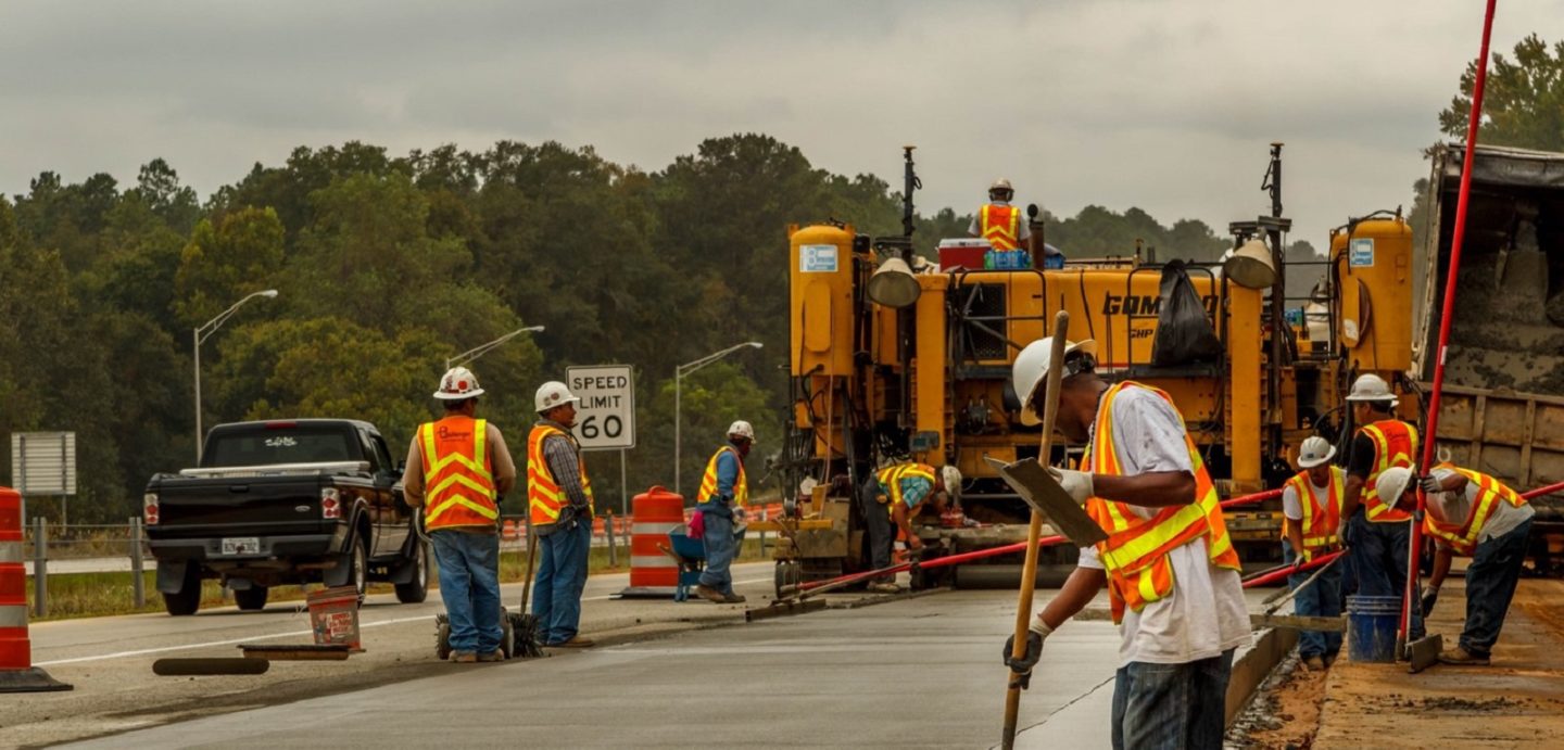 Photos of I-16 Laurens County project that McCarthy Improvement was involved in