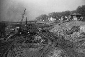 I-235 construction in the early 1960s